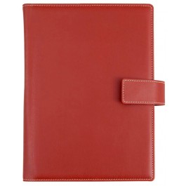 AGENDE LUX PIELE ECOLOGICA FREEPORT ROSSO INGLESE ZILNICE 15x21 CM NGD689-01RI